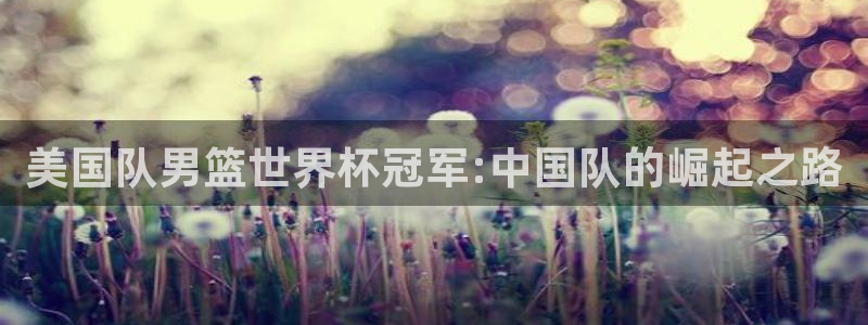 2026世界杯亚洲区预选赛赛程：美国队男篮世界杯冠军:中国队的崛起之路
